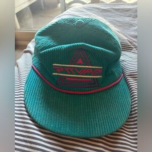 Turquoise Corduroy Pit Viper Hat